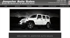 Desktop Screenshot of jeepsterautosales.com